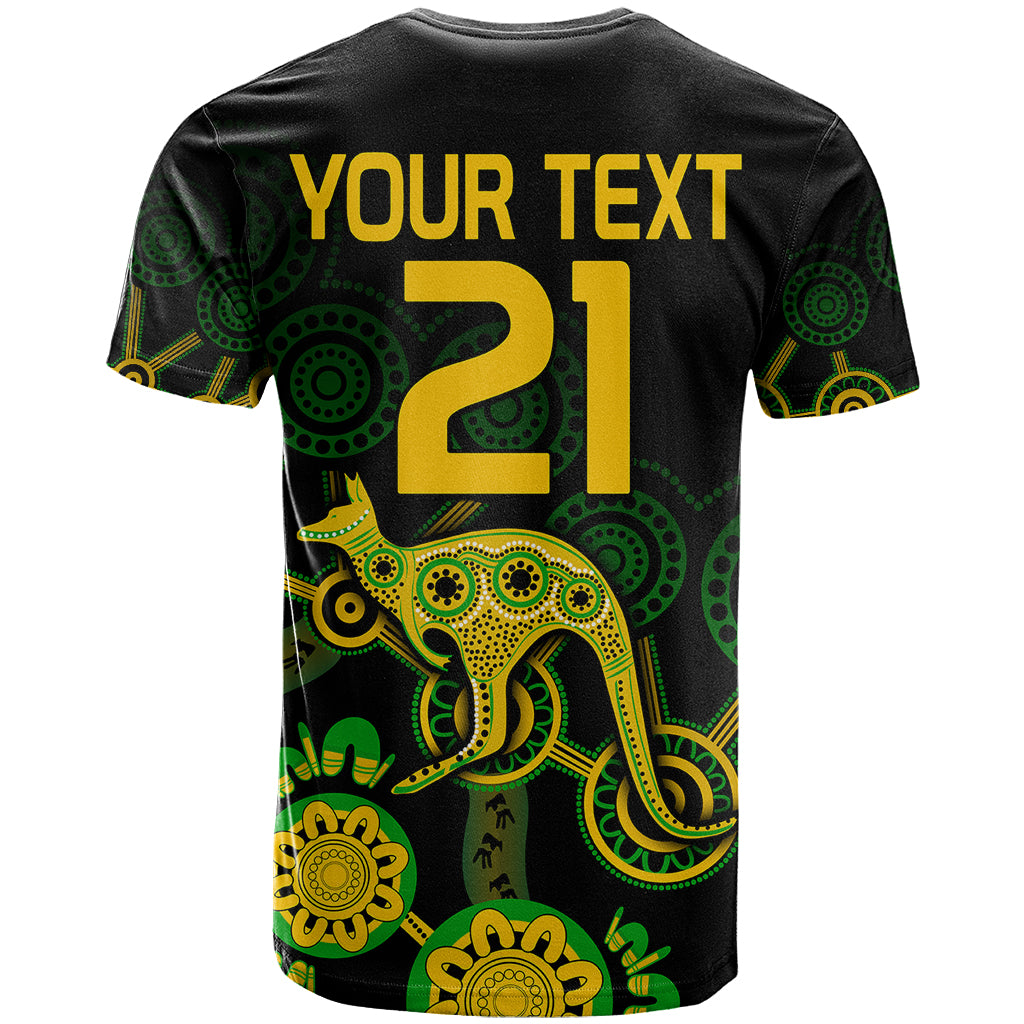 (Custom Text And Number) Australia Soccer T Shirt Matildas World Cup With Kangaroo LT9 - Vibe Hoodie Shop