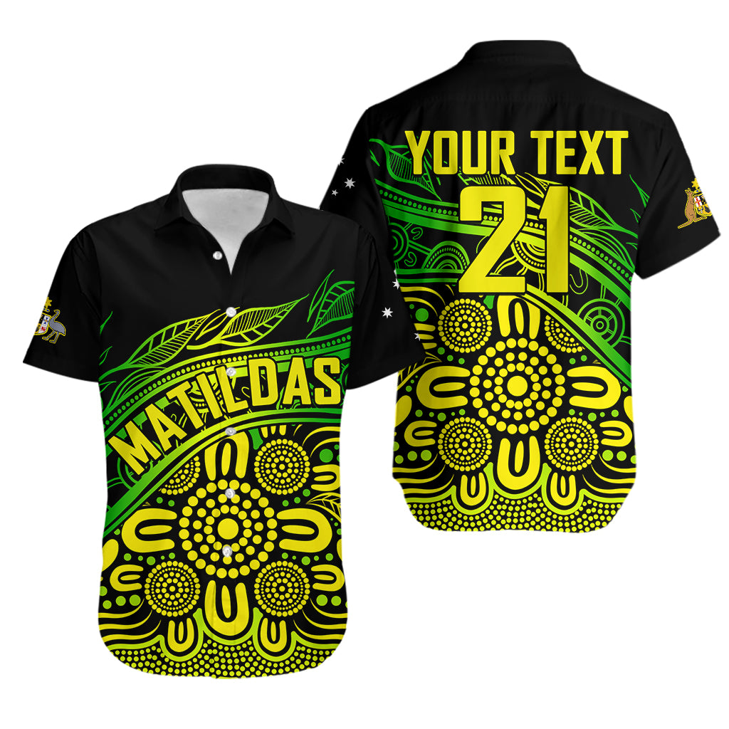 (Custom Text And Number) 2023 Australia Soccer Matildas Hawaiian Shirt - Vibe Hoodie Shop