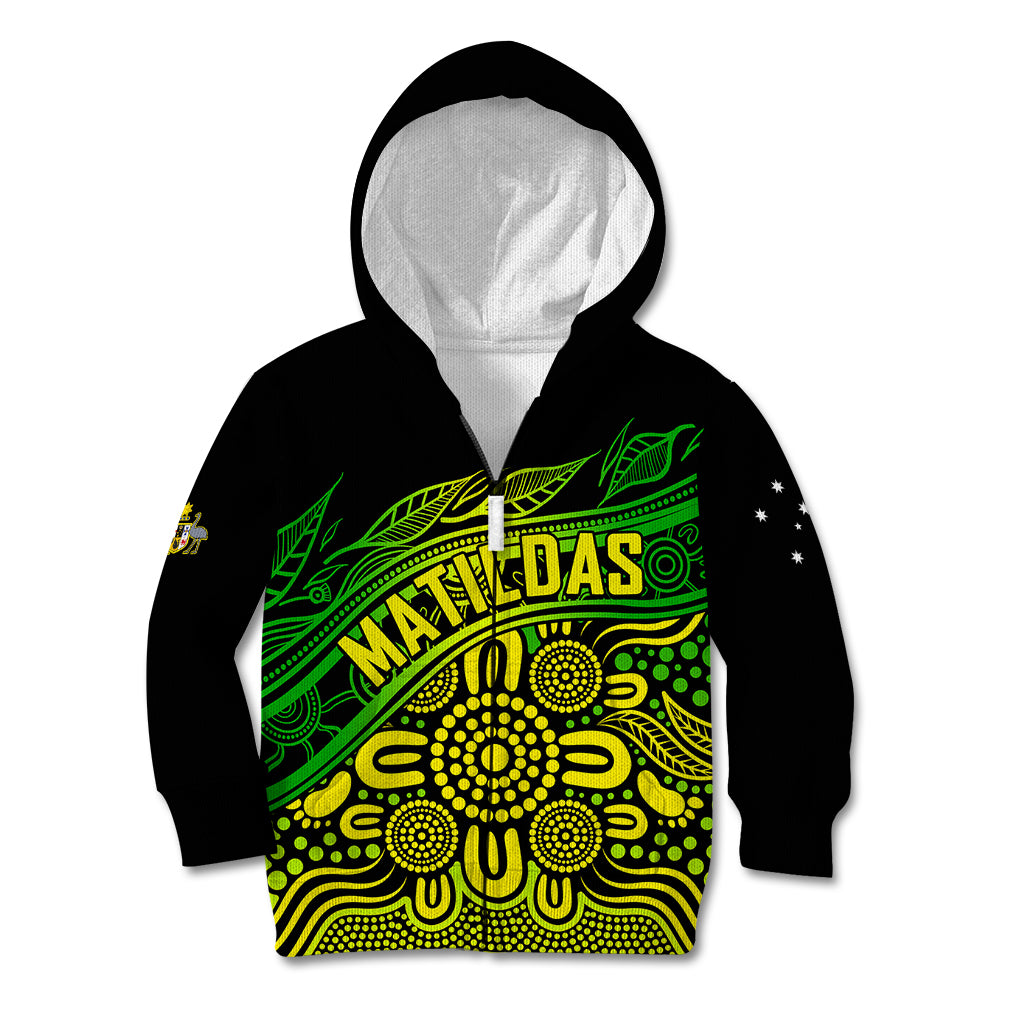 (Custom Text And Number) 2023 Australia Soccer Matildas Kid Hoodie - Vibe Hoodie Shop