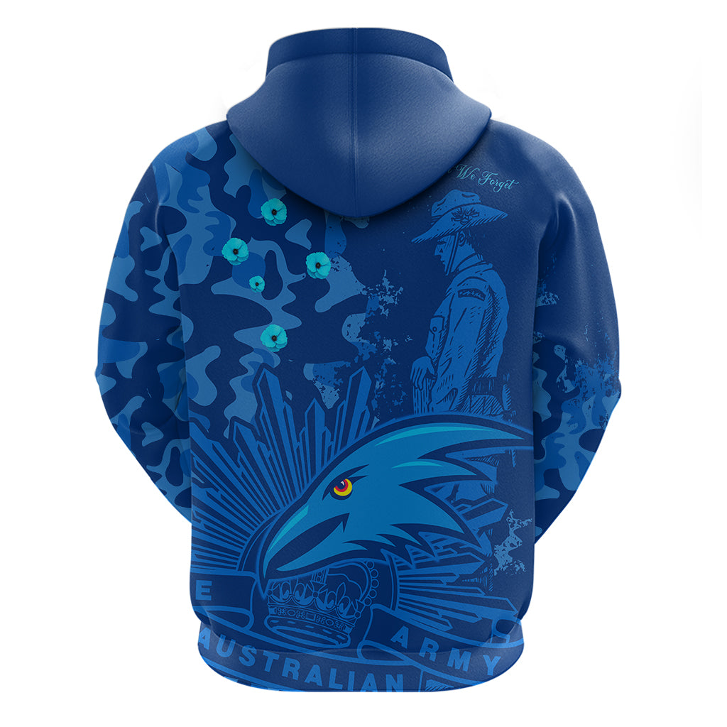 AFL ANZAC 2023 Adelaide Crows Hoodie Camouflage LT9 - Vibe Hoodie Shop