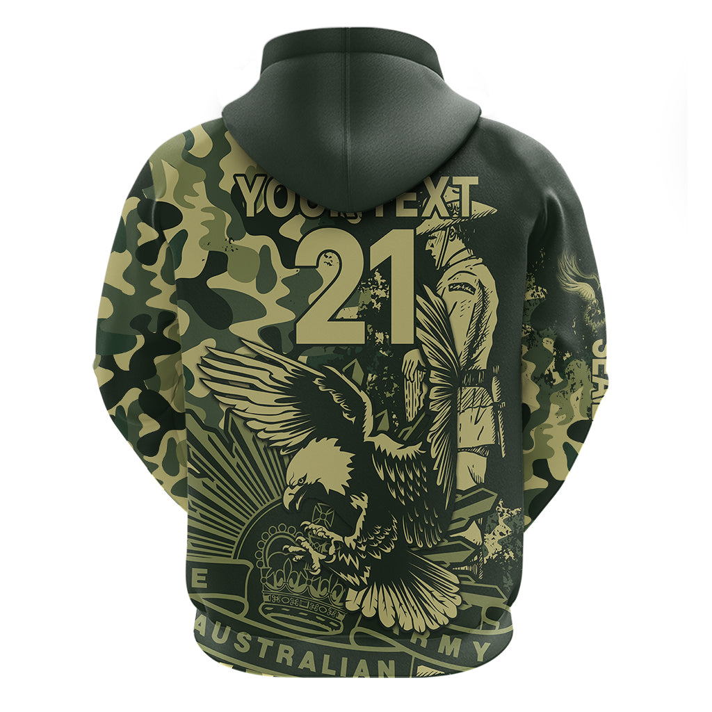 (Custom Text And Number) NRL ANZAC 2023 Sea Eagles Hoodie Camouflage LT9 - Vibe Hoodie Shop