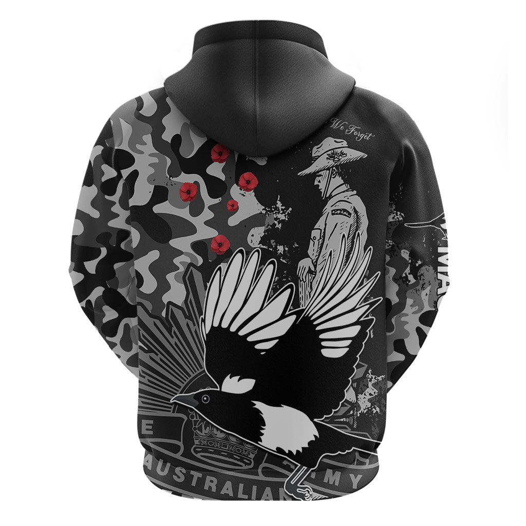 AFL ANZAC 2023 Magpies Hoodie Camouflage LT9 - Vibe Hoodie Shop