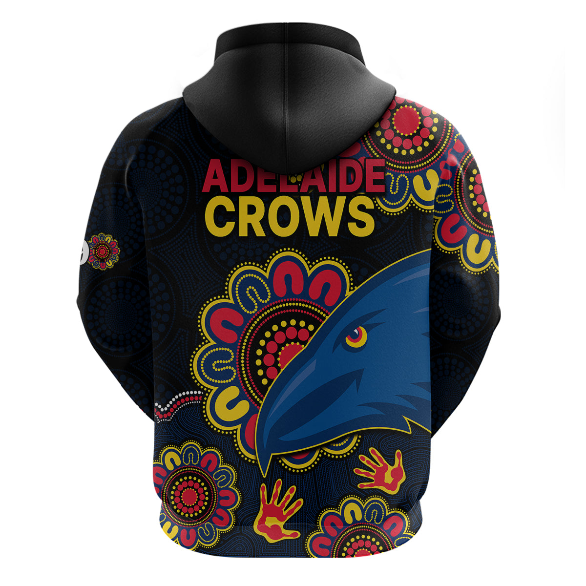AFL Adelaide Football The Crows 1990 Aboriginal Hoodie LT9 - Vibe Hoodie Shop