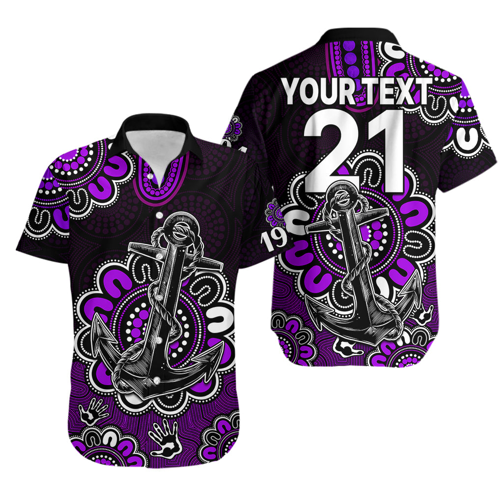 (Custom Personalised) AFL Fremantle Dockers 1994 Aboriginal Hawaiian Shirt - Vibe Hoodie Shop