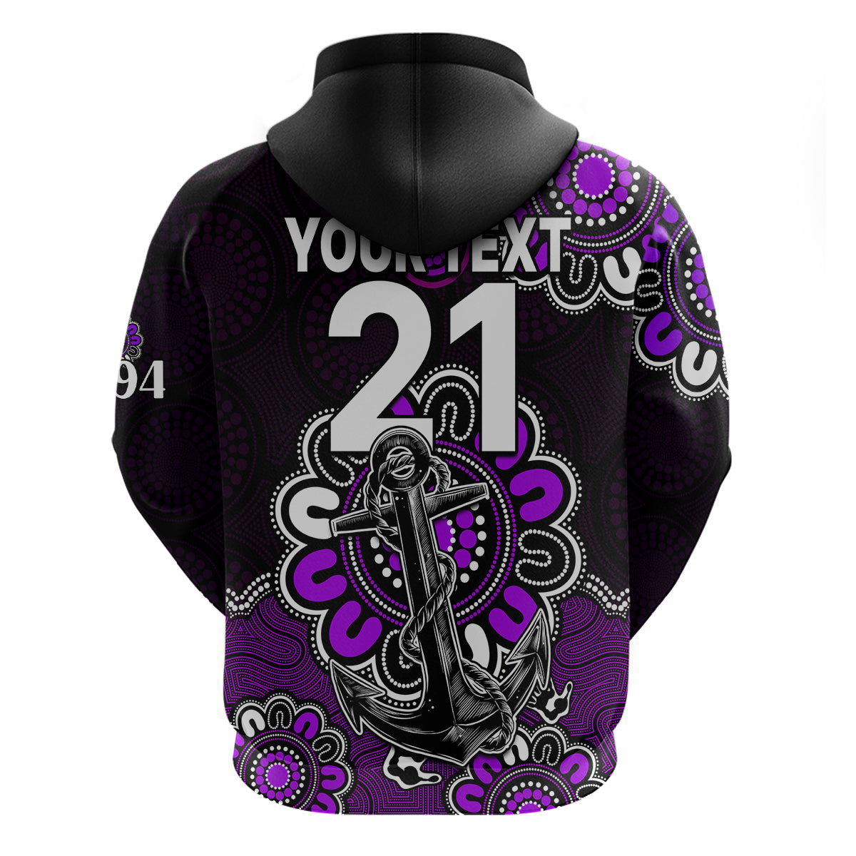 (Custom Personalised) AFL Fremantle Dockers 1994 Aboriginal Hoodie LT9 - Vibe Hoodie Shop