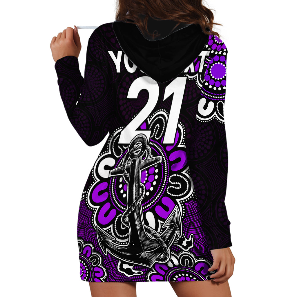 (Custom Personalised) AFL Fremantle Dockers 1994 Aboriginal Hoodie Dress - Vibe Hoodie Shop