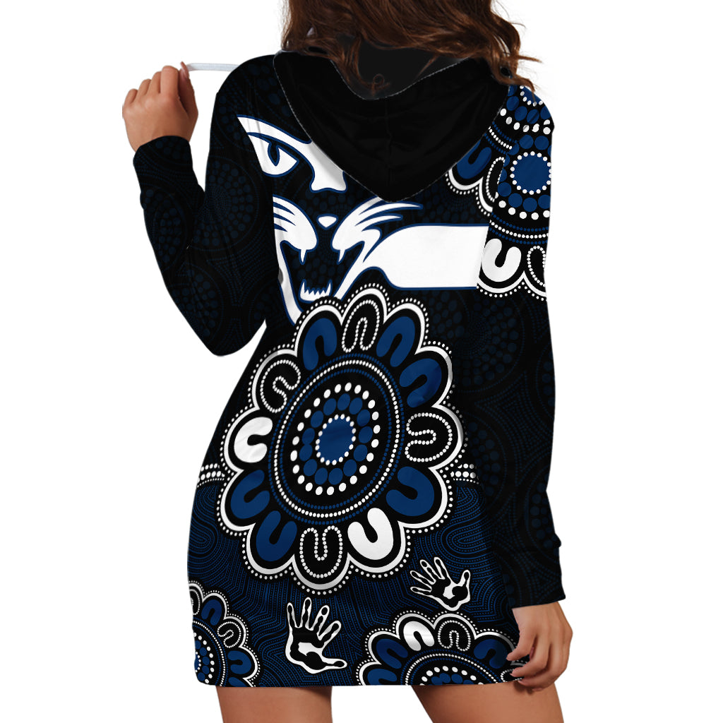 AFL Geelong Cats 1859 Aboriginal Hoodie Dress - Vibe Hoodie Shop