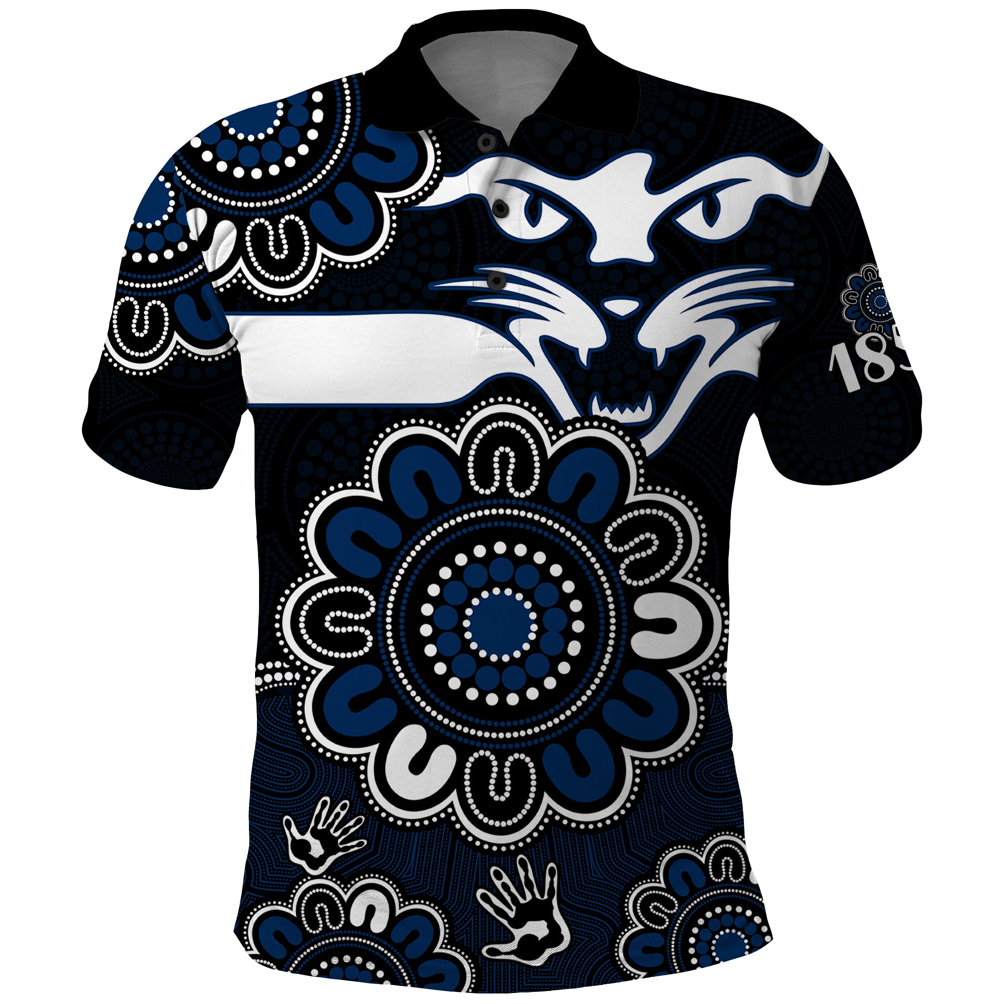 AFL Geelong Cats 1859 Aboriginal Polo Shirt LT9 - Vibe Hoodie Shop