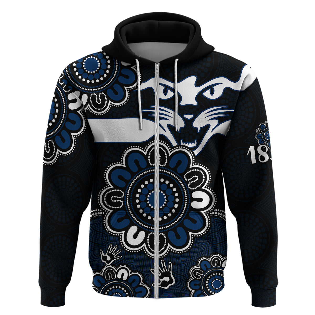 (Custom Personalised) AFL Geelong Cats 1859 Aboriginal Hoodie LT9 - Vibe Hoodie Shop