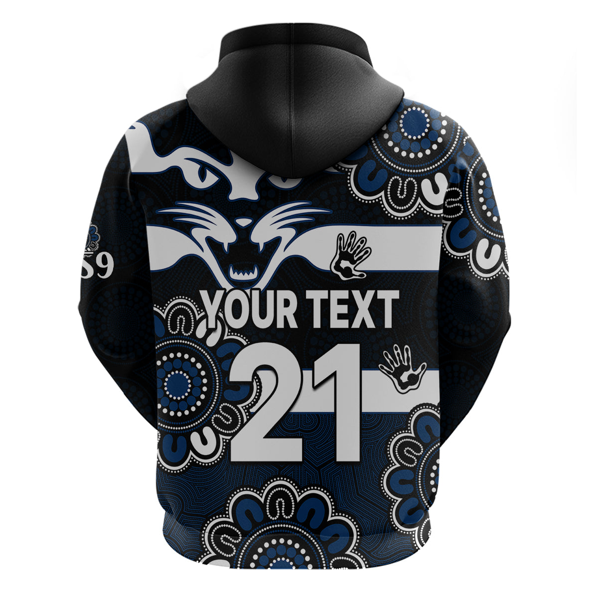 (Custom Personalised) AFL Geelong Cats 1859 Aboriginal Hoodie LT9 - Vibe Hoodie Shop