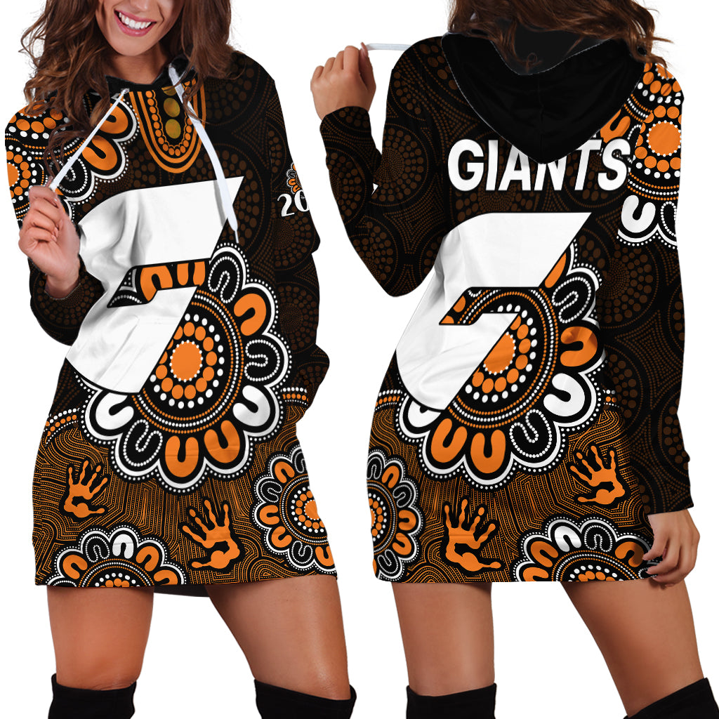 AFL GWS Giants 2012 Aboriginal Hoodie Dress - Vibe Hoodie Shop