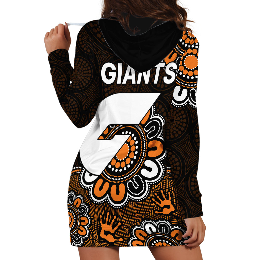 AFL GWS Giants 2012 Aboriginal Hoodie Dress - Vibe Hoodie Shop