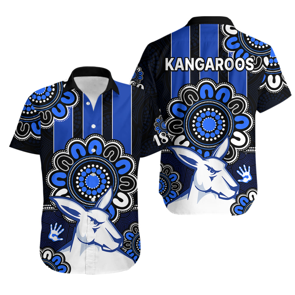 AFL North Melbourne Kangaroos 1869  Aboriginal Hawaiian Shirt - Vibe Hoodie Shop