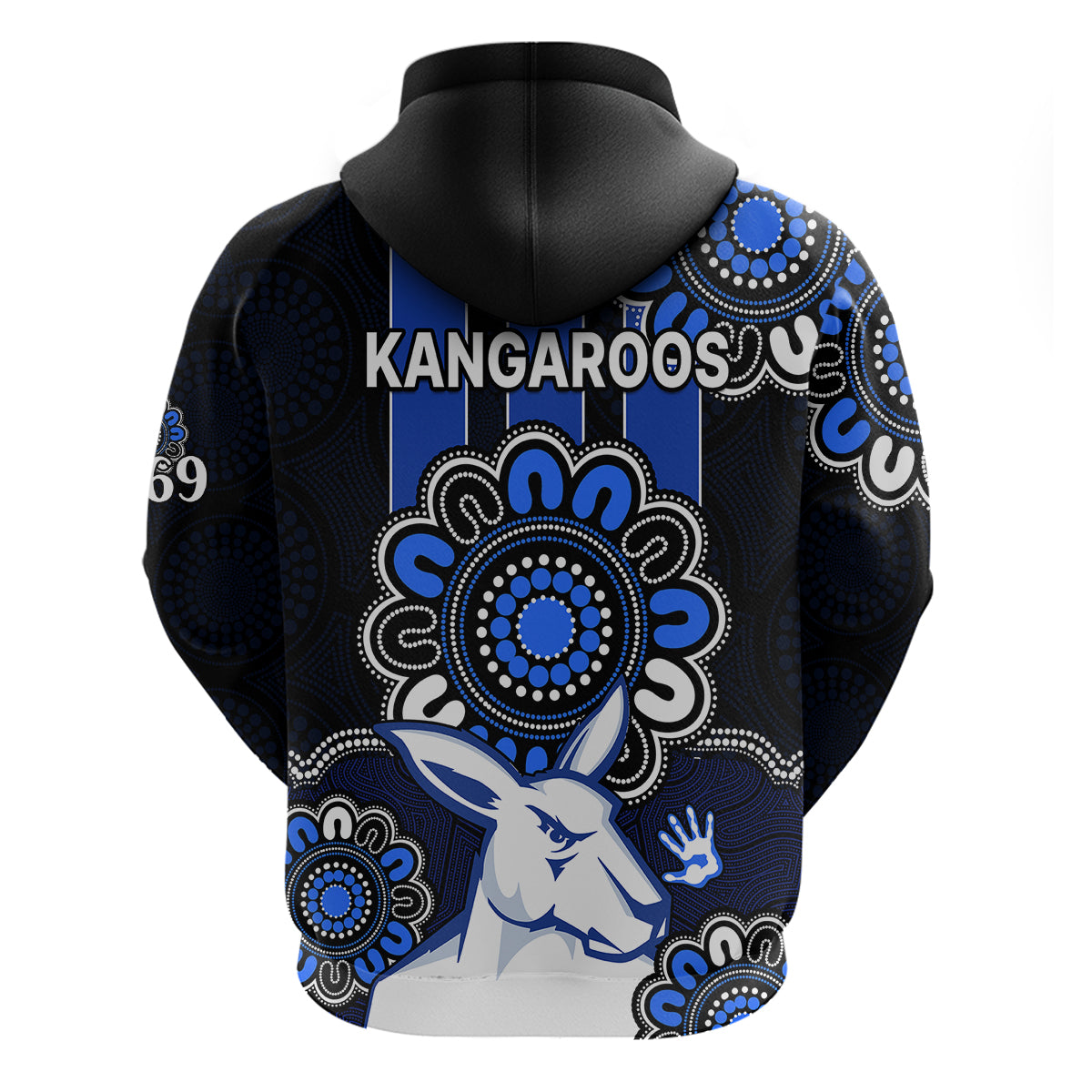 AFL North Melbourne Kangaroos 1869  Aboriginal Hoodie LT9 - Vibe Hoodie Shop