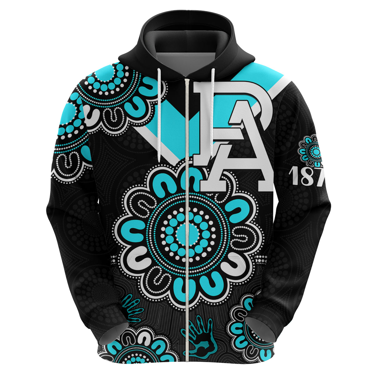 AFL Port Adelaide Power 1870 Aboriginal Hoodie LT9 - Vibe Hoodie Shop