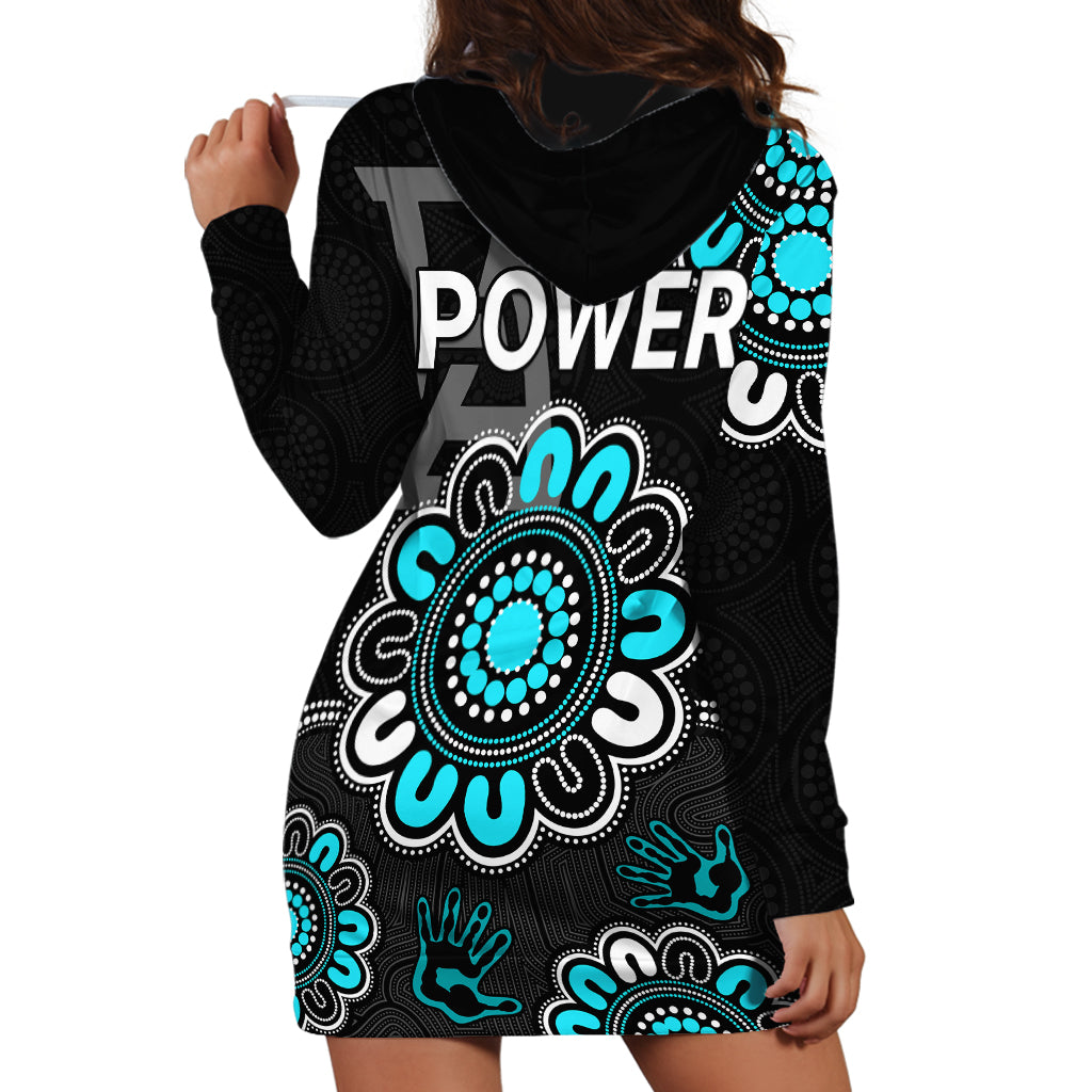 AFL Port Adelaide Power 1870 Aboriginal Hoodie Dress - Vibe Hoodie Shop