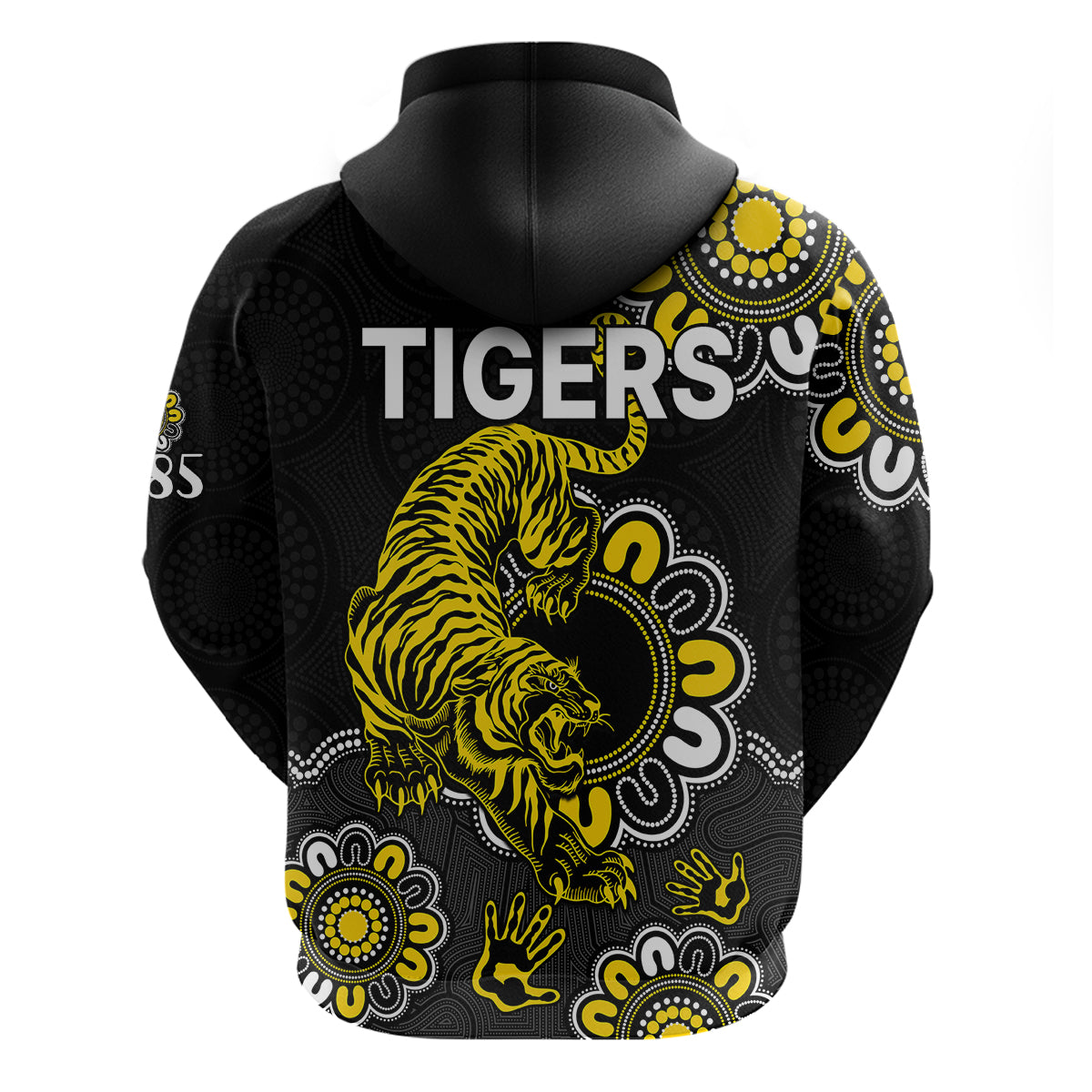 AFL Richmond Tigers 1885 Aboriginal Hoodie LT9 - Vibe Hoodie Shop
