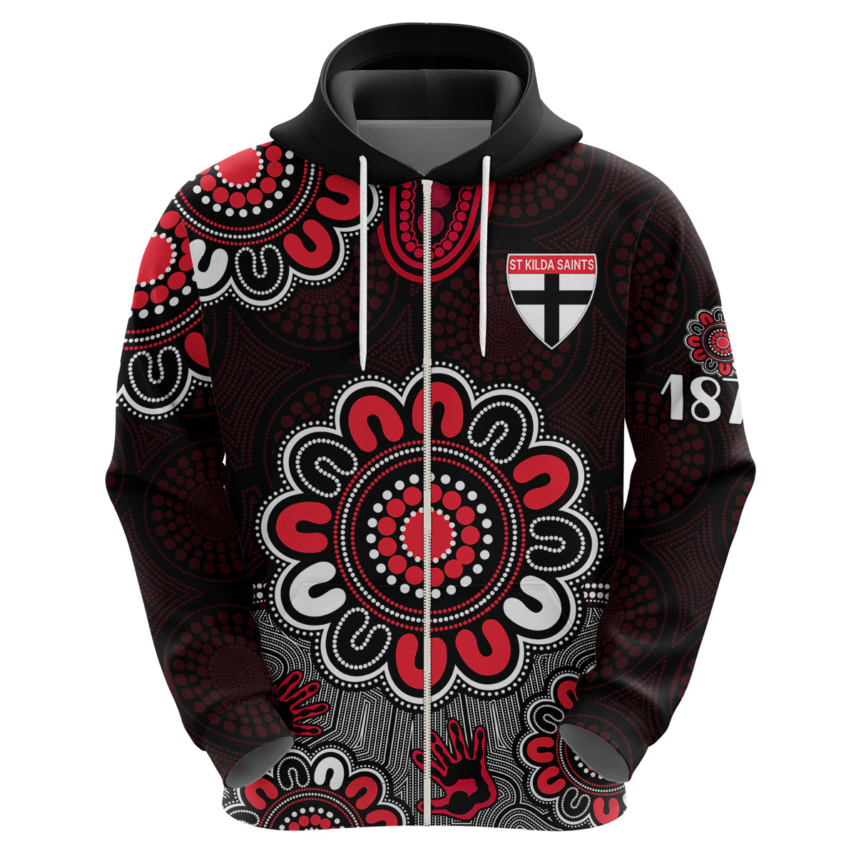 AFL St Kilda Saints 1873 Aboriginal Hoodie LT9 - Vibe Hoodie Shop