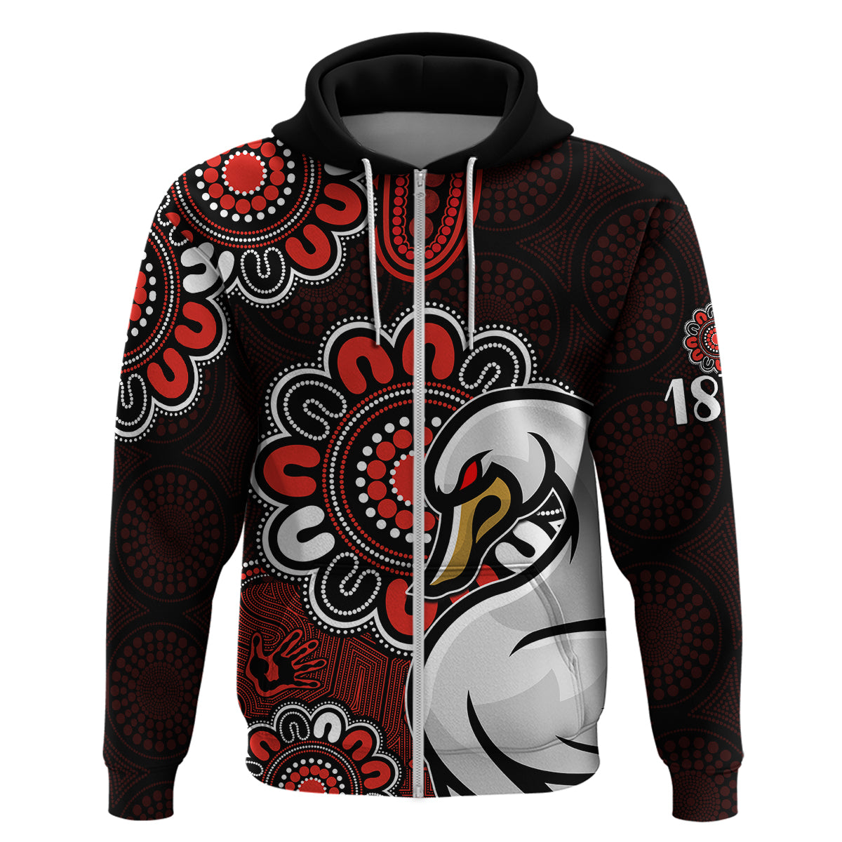 AFL Sydney Swans 1874 Aboriginal Hoodie LT9 - Vibe Hoodie Shop