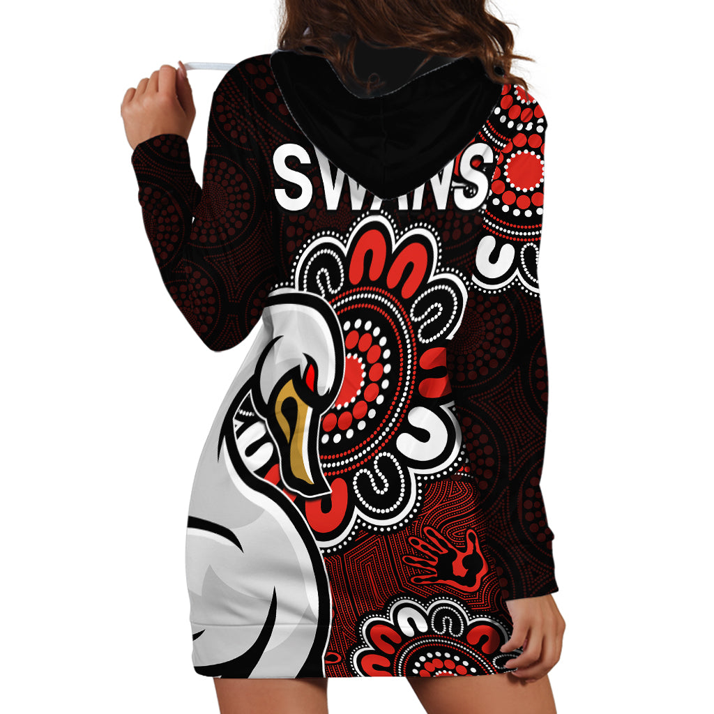 AFL Sydney Swans 1874 Aboriginal Hoodie Dress - Vibe Hoodie Shop