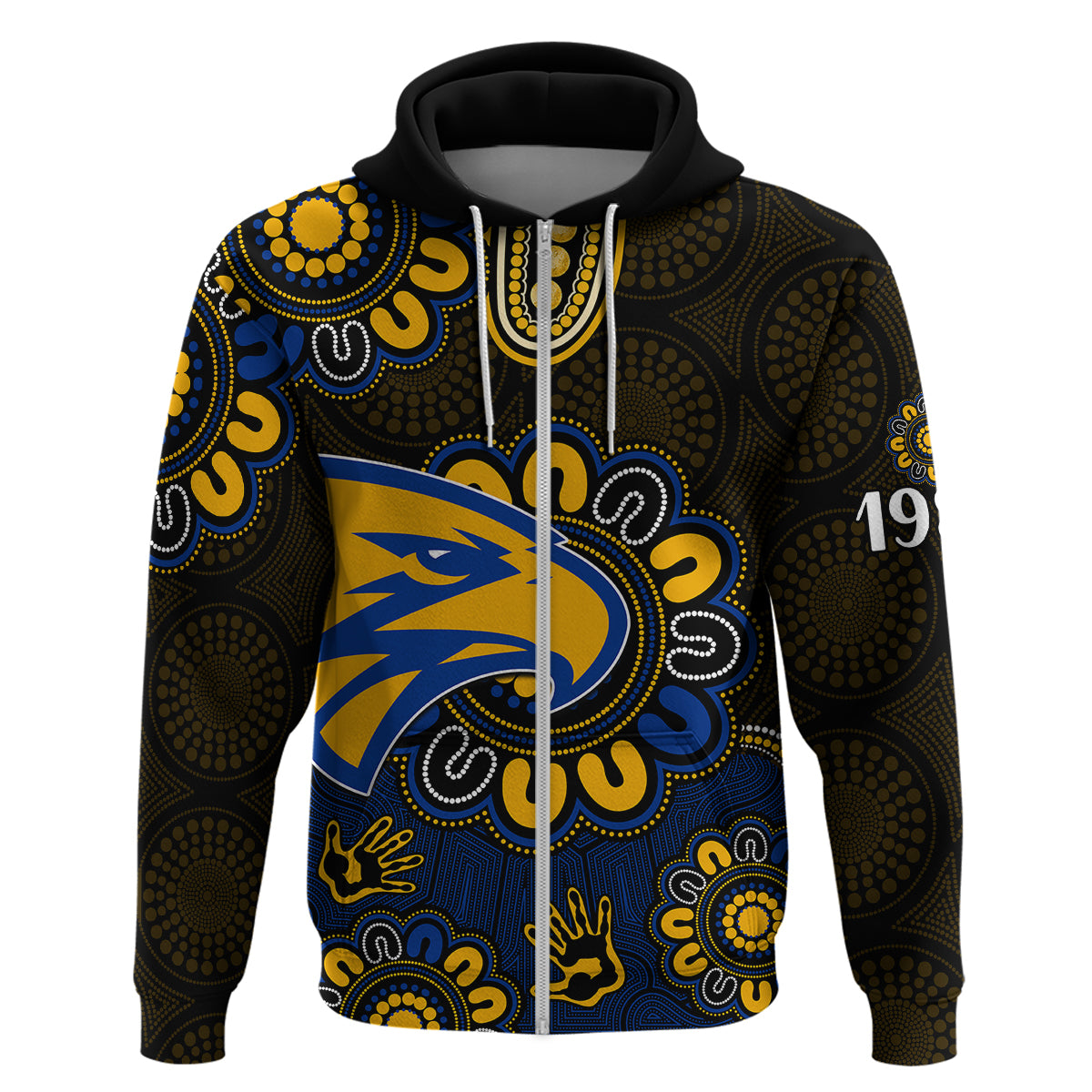 AFL West Coast Eagles 1986 Aboriginal Hoodie LT9 - Vibe Hoodie Shop