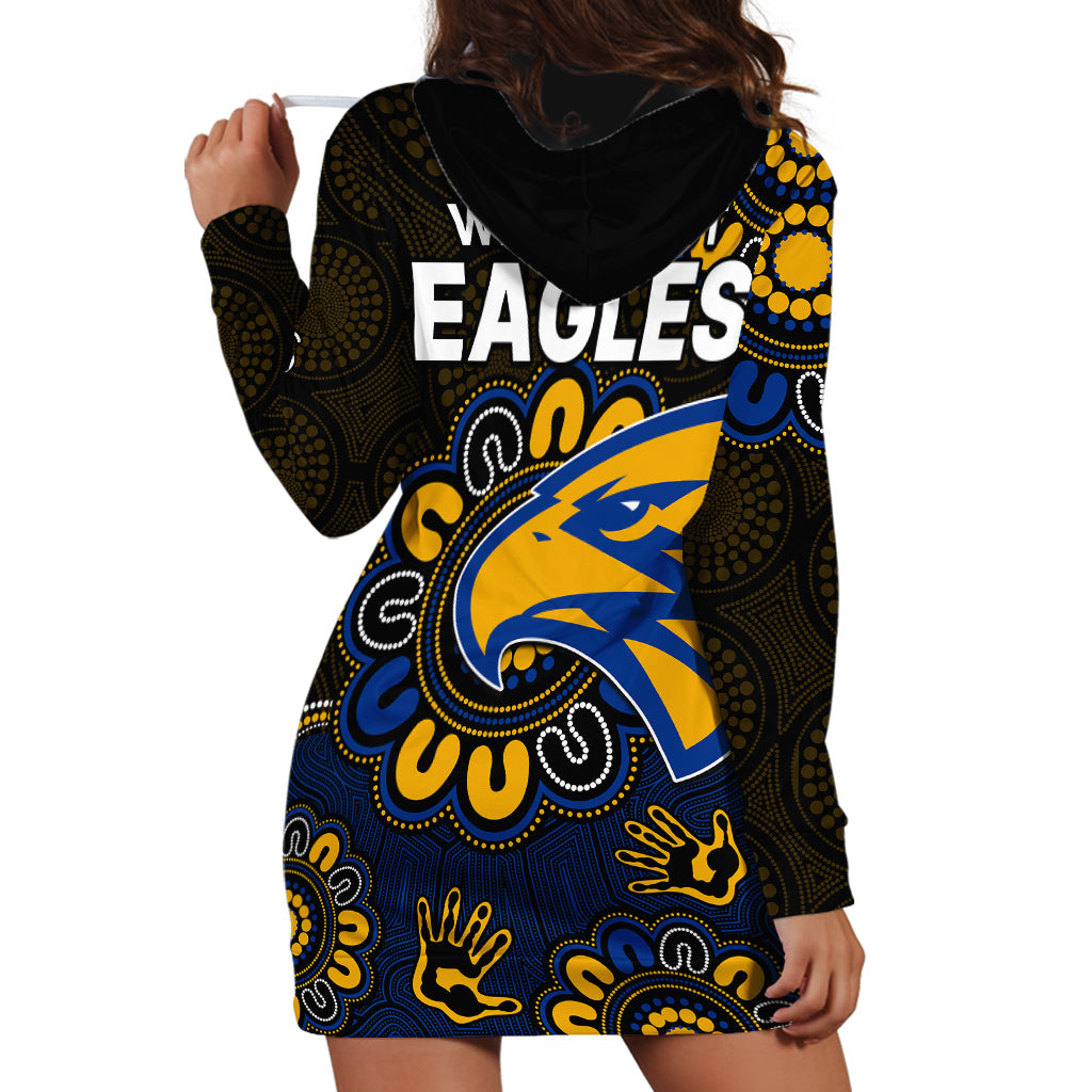 AFL West Coast Eagles 1986 Aboriginal Hoodie Dress - Vibe Hoodie Shop