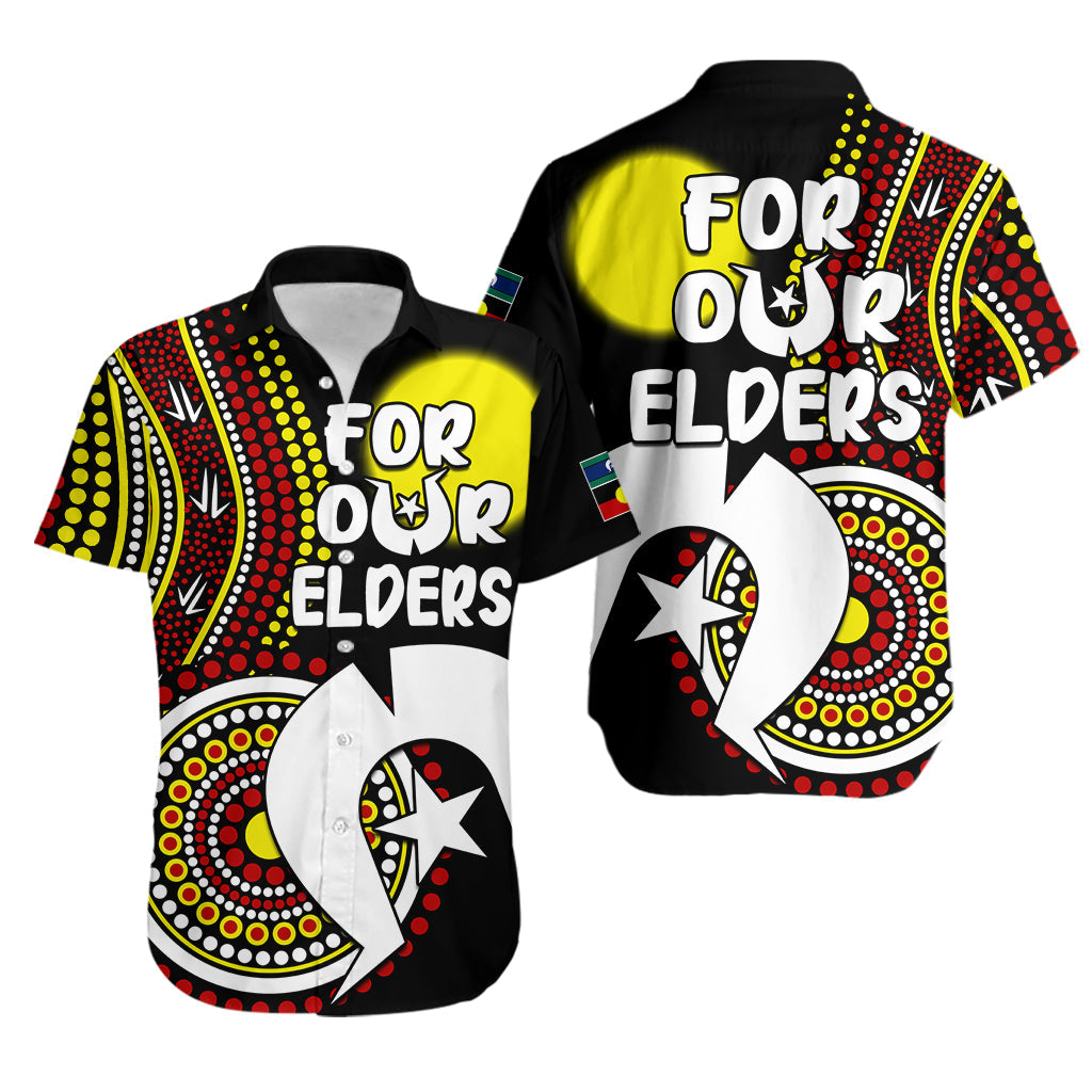 2023 NAIDOC Week Hawaiian Shirt For Our Elders Artsy Style - Vibe Hoodie Shop