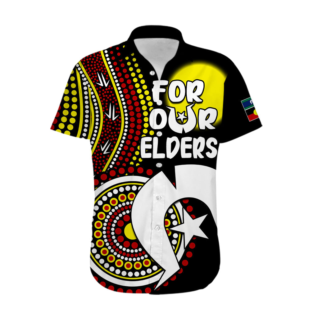2023 NAIDOC Week Hawaiian Shirt For Our Elders Artsy Style - Vibe Hoodie Shop