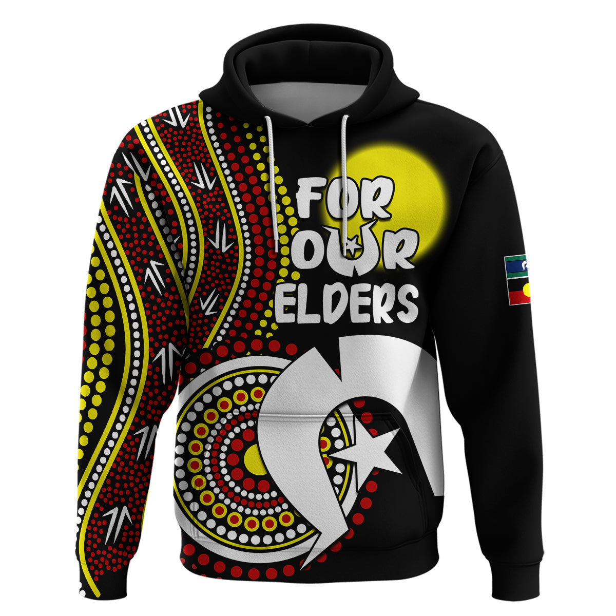 2023 NAIDOC Week Hoodie For Our Elders Artsy Style LT9 - Vibe Hoodie Shop