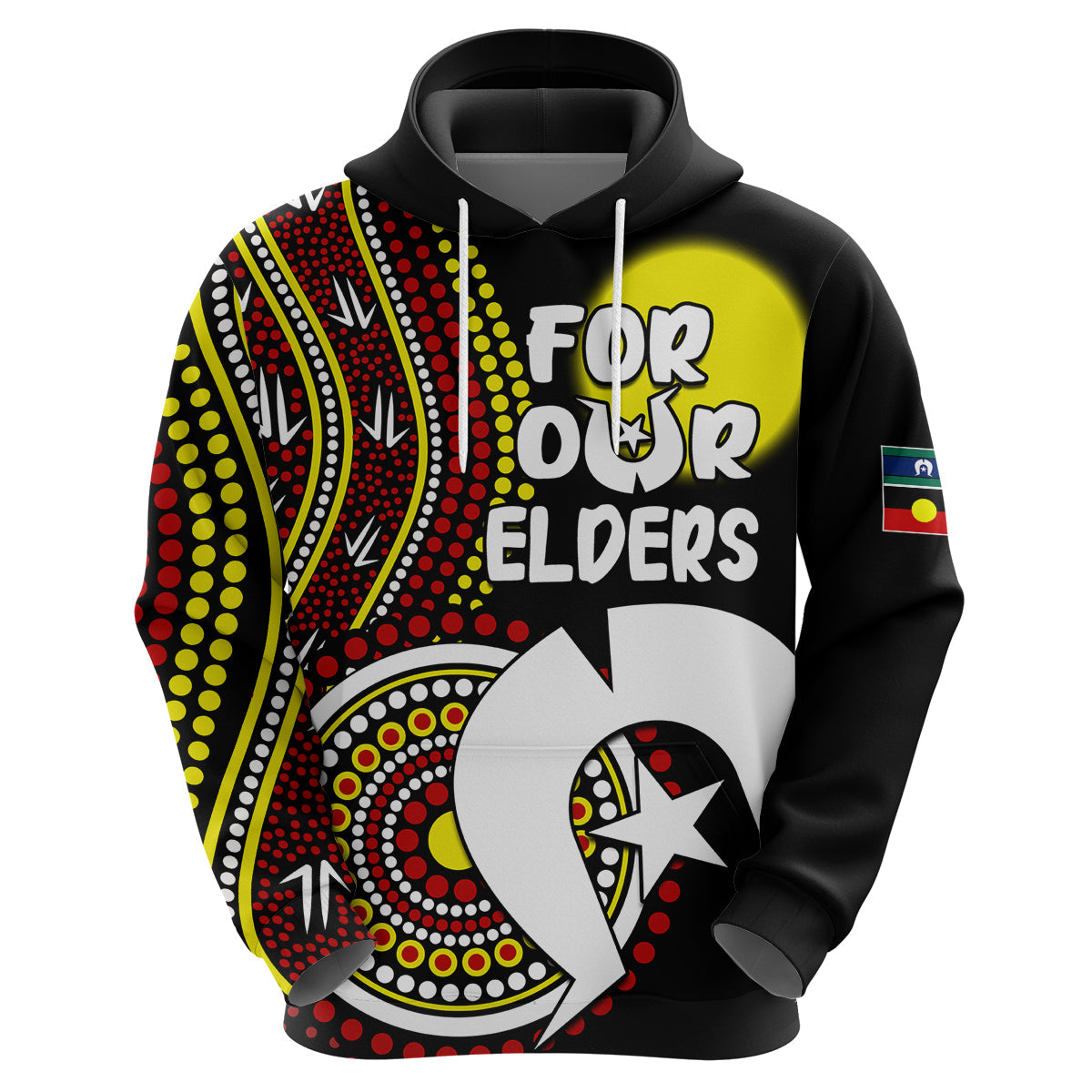 2023 NAIDOC Week Hoodie For Our Elders Artsy Style LT9 - Vibe Hoodie Shop