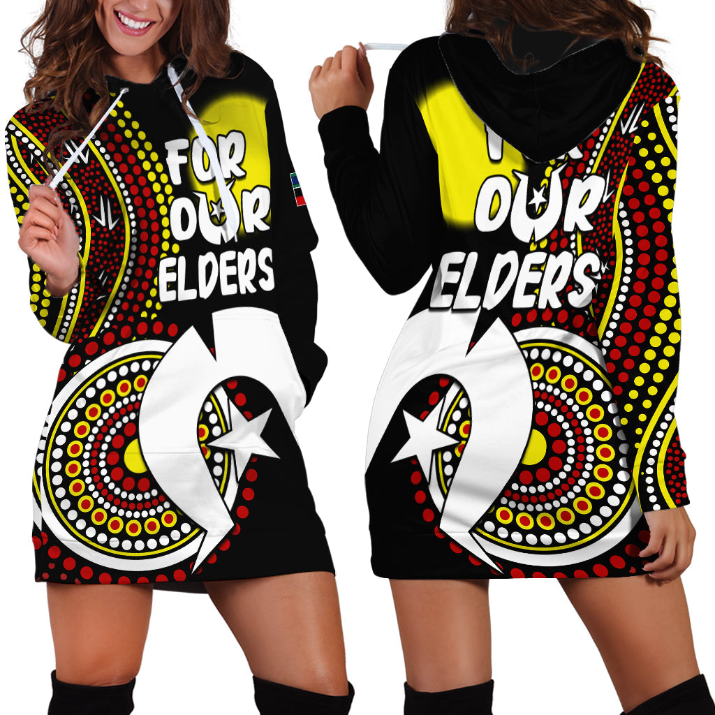 2023 NAIDOC Week Hoodie Dress For Our Elders Artsy Style - Vibe Hoodie Shop