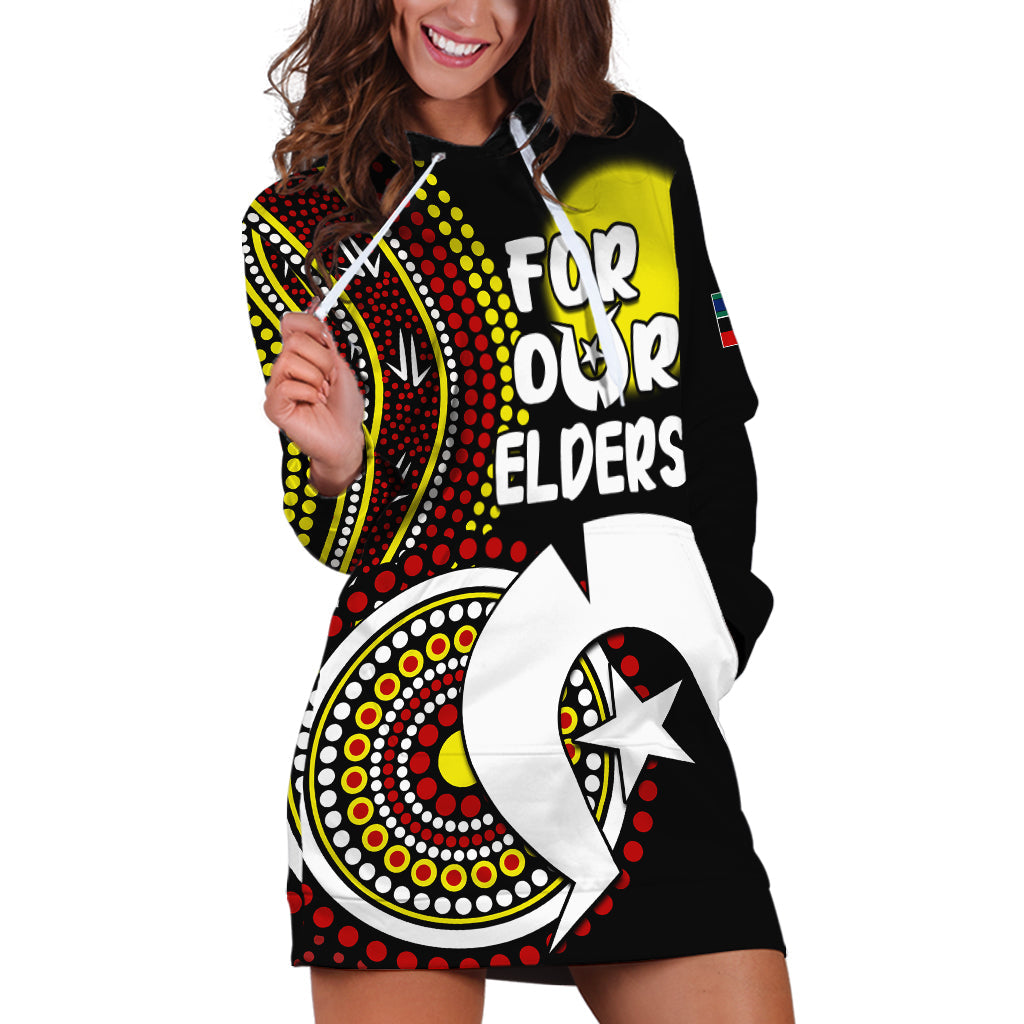 2023 NAIDOC Week Hoodie Dress For Our Elders Artsy Style - Vibe Hoodie Shop