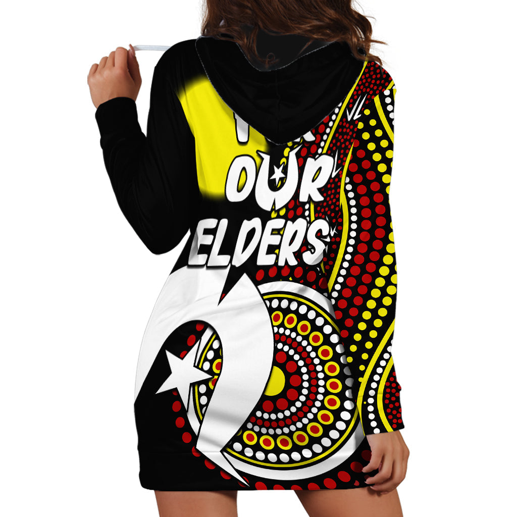 2023 NAIDOC Week Hoodie Dress For Our Elders Artsy Style - Vibe Hoodie Shop