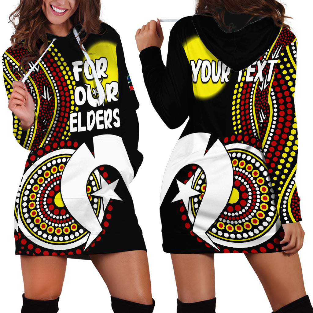 (Custom Personalised) 2023 NAIDOC Week Hoodie Dress For Our Elders Artsy Style - Vibe Hoodie Shop