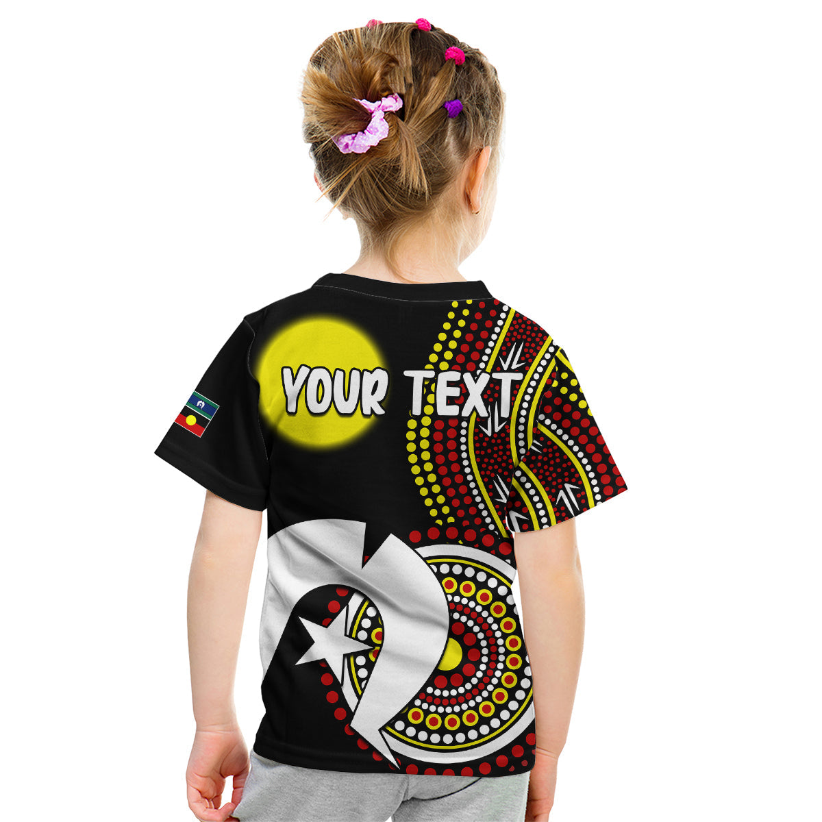 (Custom Personalised) 2023 NAIDOC Week Kid T Shirt For Our Elders Artsy Style - Vibe Hoodie Shop