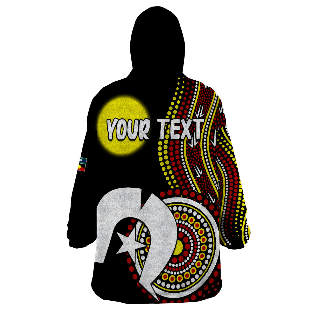 (Custom Personalised) 2023 NAIDOC Week Wearable Blanket Hoodie For Our Elders Artsy Style - Vibe Hoodie Shop