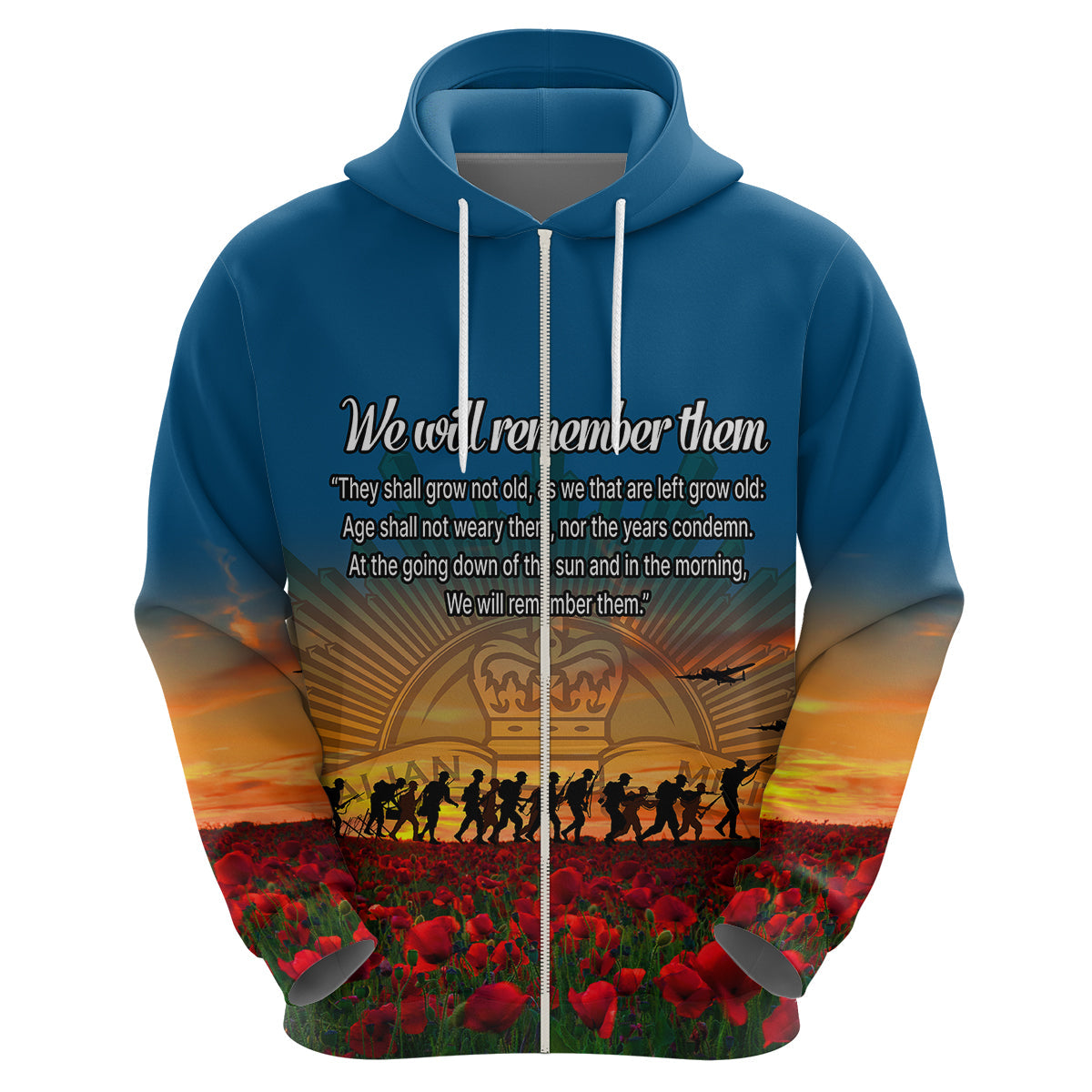 Remembrance Day Hoodie We will Remember Them LT9 - Vibe Hoodie Shop