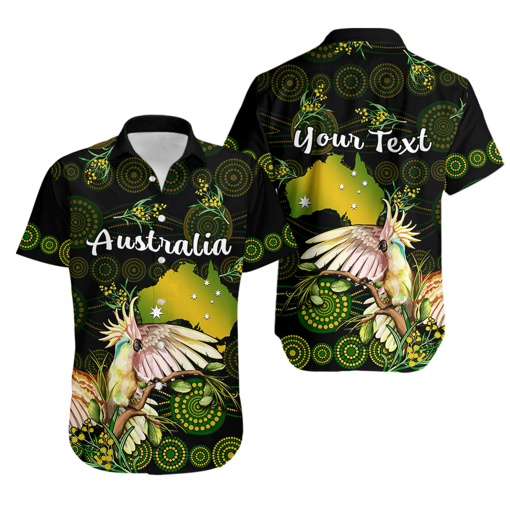 (Custom Personalised) Australia Hawaiian Shirt Golden Wattle Mix Cockatoo And Map - Vibe Hoodie Shop