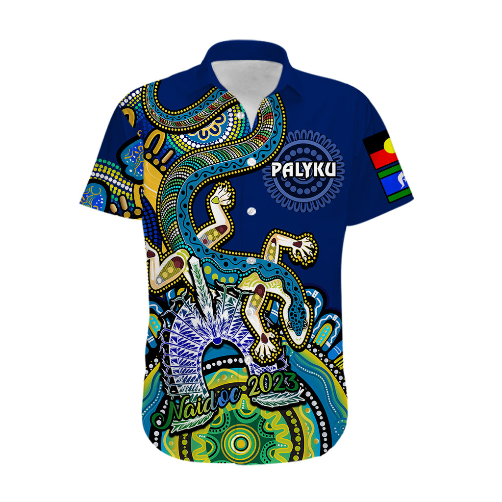 Australia NAIDOC 2023 Hawaiian Shirt Palyku Indigenous Lizard For Our Elders - Vibe Hoodie Shop