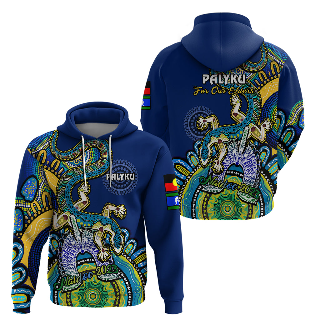 Australia NAIDOC 2023 Hoodie Palyku Indigenous Lizard For Our Elders - Vibe Hoodie Shop
