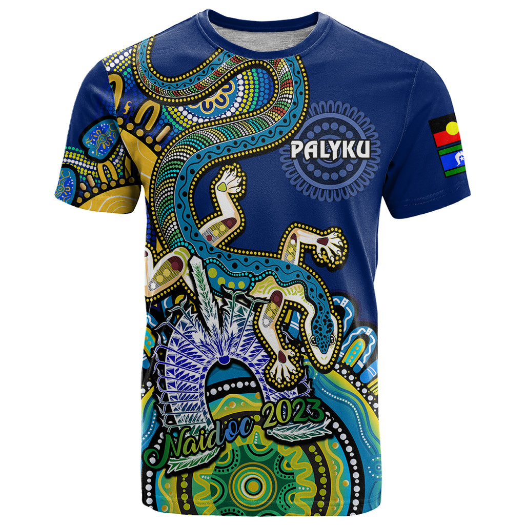 Australia NAIDOC 2023 T Shirt Palyku Indigenous Lizard For Our Elders - Vibe Hoodie Shop