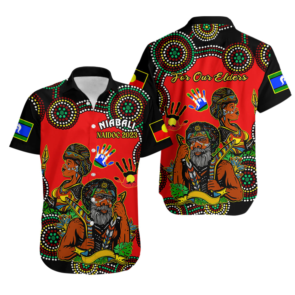 Australia NAIDOC 2023 Hawaiian Shirt Niabali Indigenous For Our Elders - Vibe Hoodie Shop