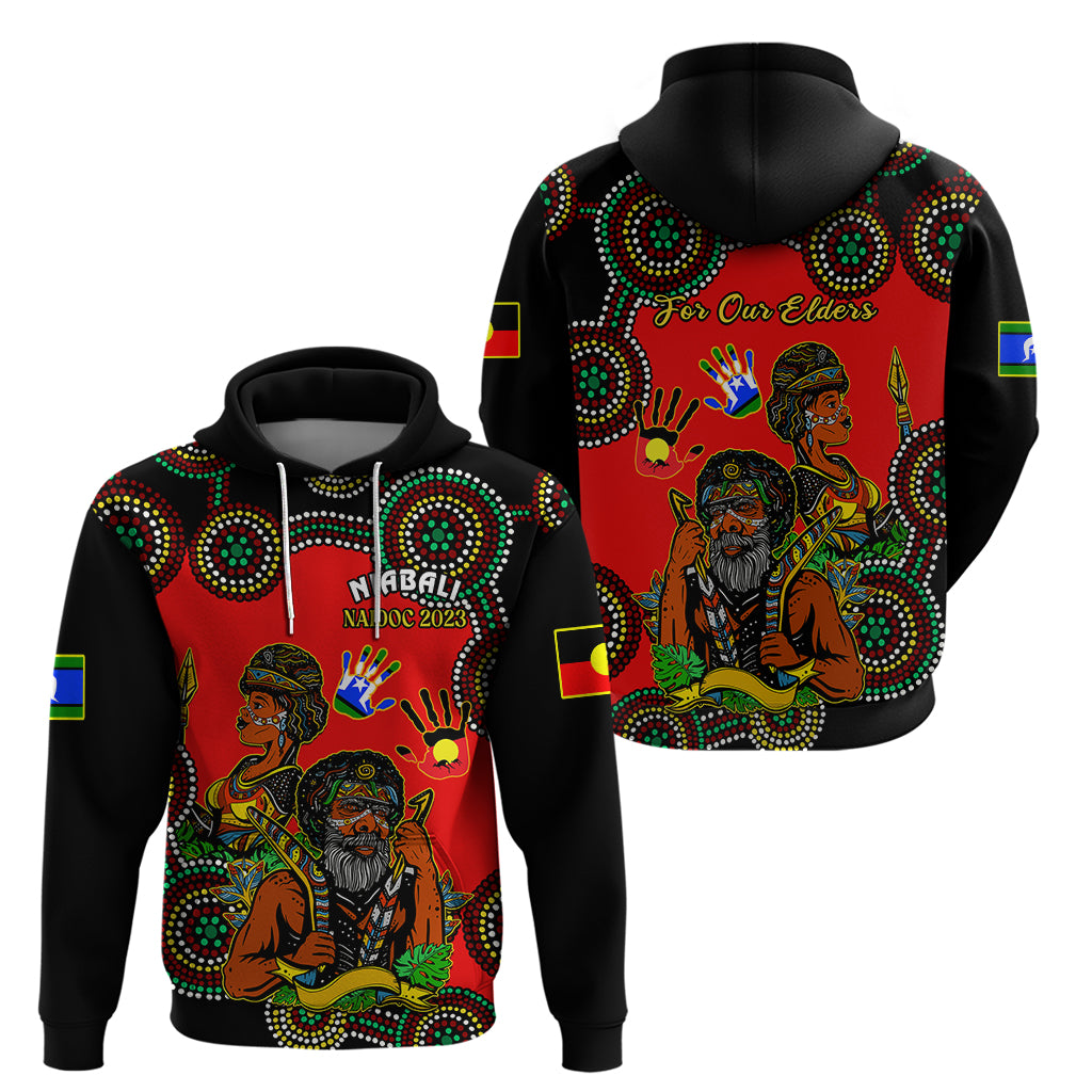 Australia NAIDOC 2023 Hoodie Niabali Indigenous For Our Elders - Vibe Hoodie Shop