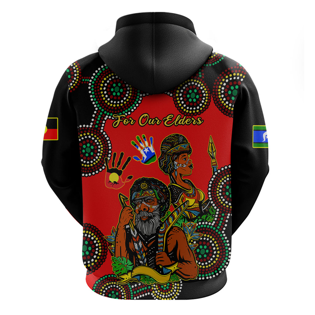 Australia NAIDOC 2023 Hoodie Niabali Indigenous For Our Elders - Vibe Hoodie Shop