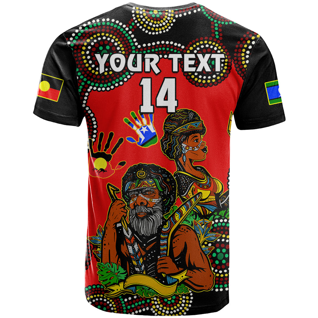 (Custom Text And Number) Australia NAIDOC 2023 T Shirt Niabali Indigenous For Our Elders - Vibe Hoodie Shop