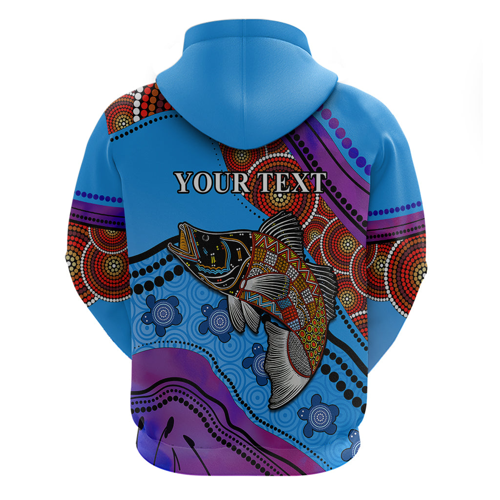 (Custom Personalised) Australia Hoodie Go Fishing Aboriginal Art - Vibe Hoodie Shop