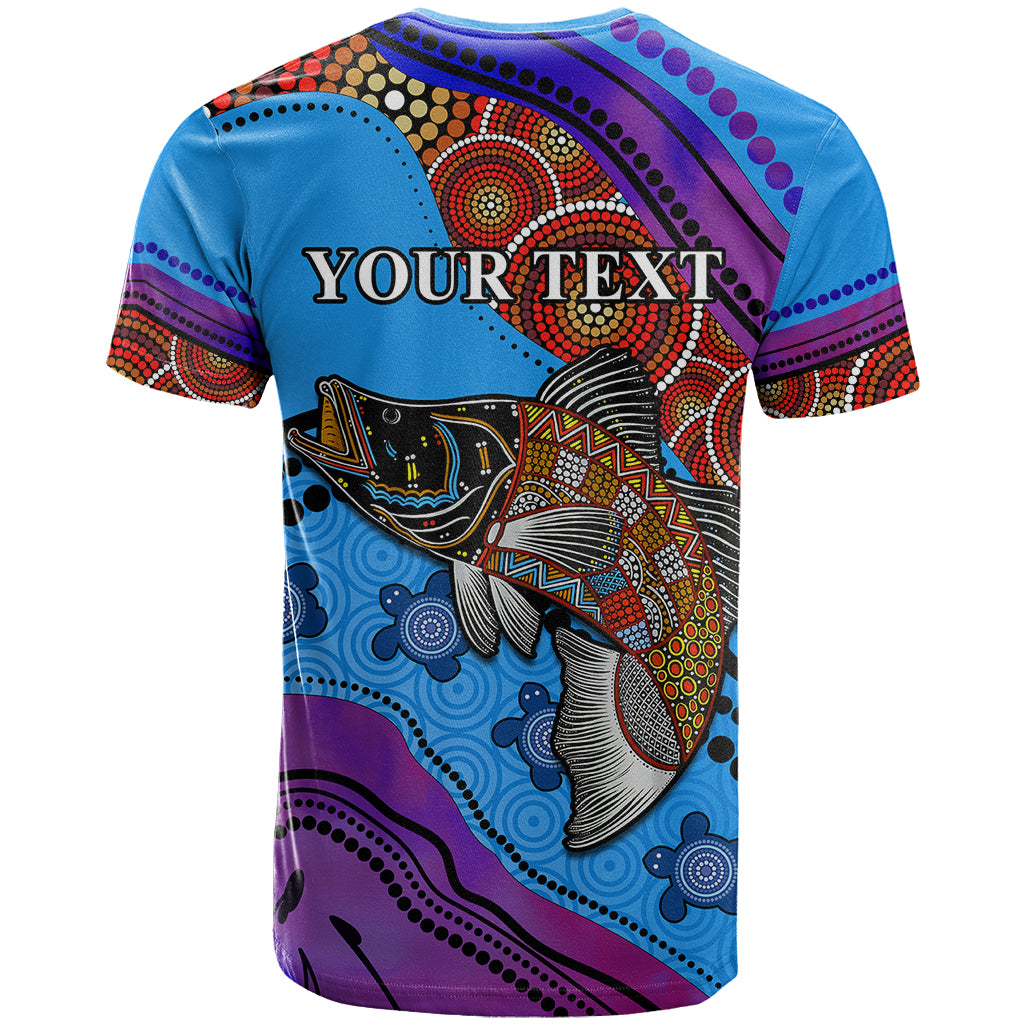 (Custom Personalised) Australia T Shirt Go Fishing Aboriginal Art - Vibe Hoodie Shop