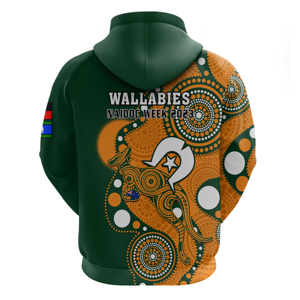 Wallabies Rugby NAIDOC Hoodie Aboriginal Camouflage Lest We Forget - Vibe Hoodie Shop