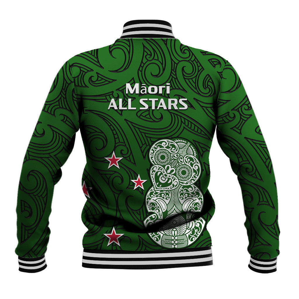 Aotearoa Rugby Baseball Jacket All Stars New Zealand Tiki Maori - Vibe Hoodie Shop