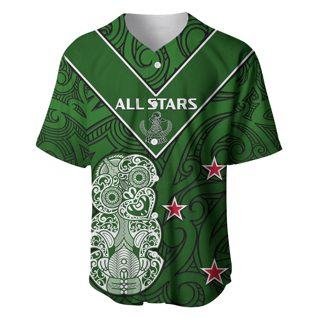 Aotearoa Rugby Baseball Jersey All Stars New Zealand Tiki Maori - Vibe Hoodie Shop